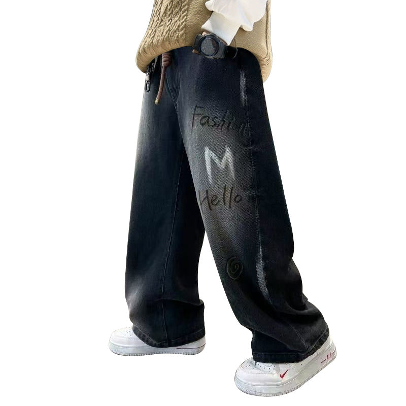 Herren weite Jeans Drune