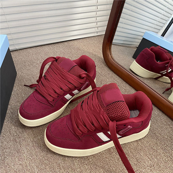 Damen Sportliche Sneakers mit atmungsaktiver Mesh-Oberfläche und bequemer Dämpfung Drune