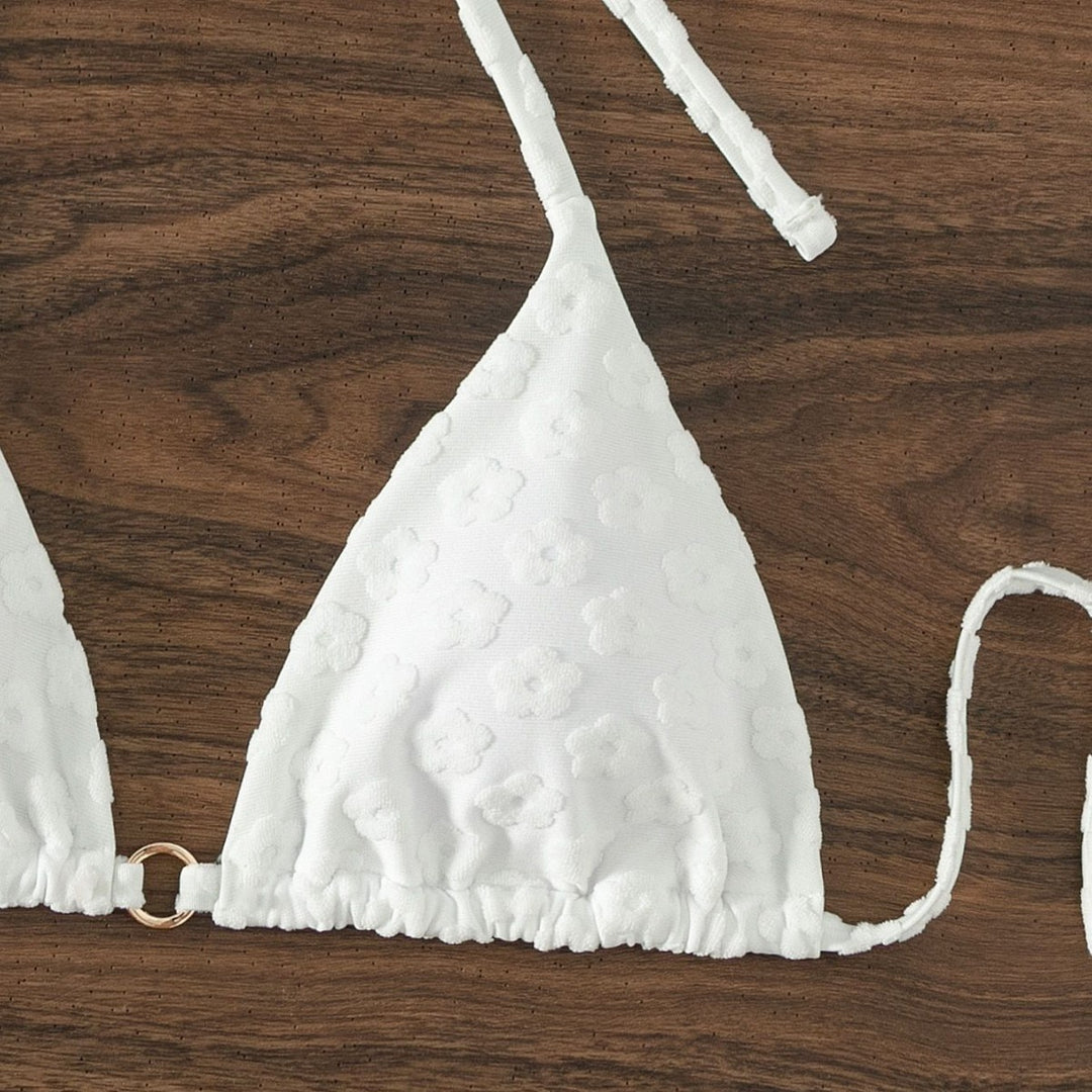 Damen Triangel-Bikini mit einzigartigem Muster Drune