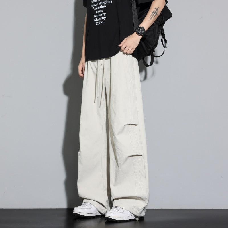 Damen Weite Lagen-Loungehose mit Cargo-Details & elastischem Tunnelzug Drune