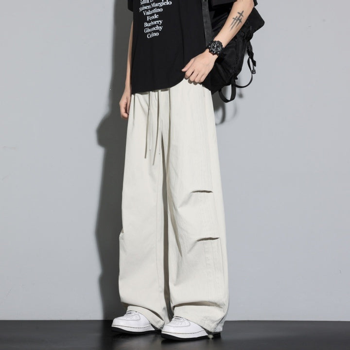 Damen Weite Lagen-Loungehose mit Cargo-Details & elastischem Tunnelzug Drune