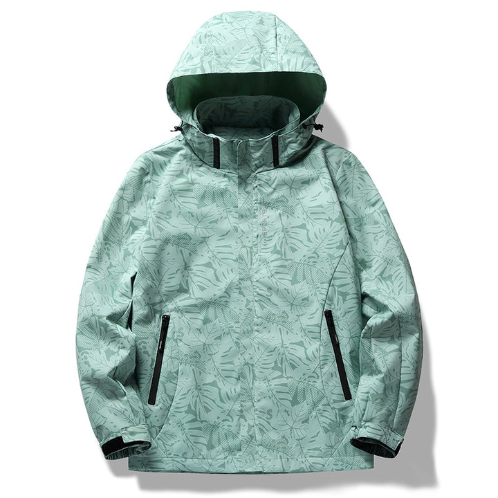 Herren Atmungsaktive Wind- und Wasserabweisende Outdoor-Jacke Drune