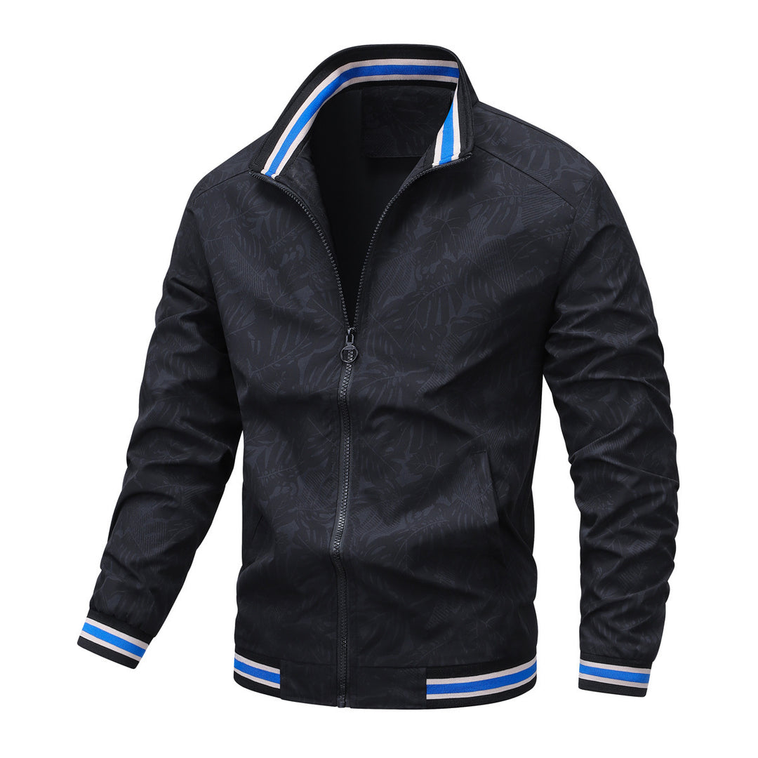 Herren Sportliche Kapuzenjacke mit floralem Muster Drune