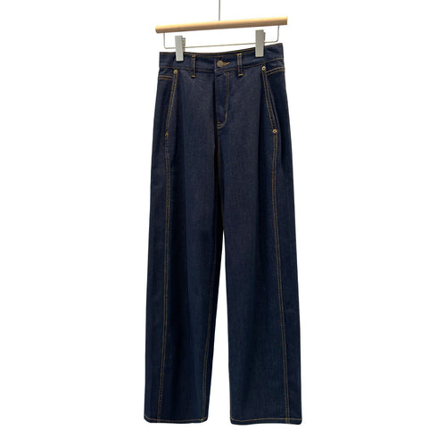 Damen Premium Stretch Denim Stoff Drune