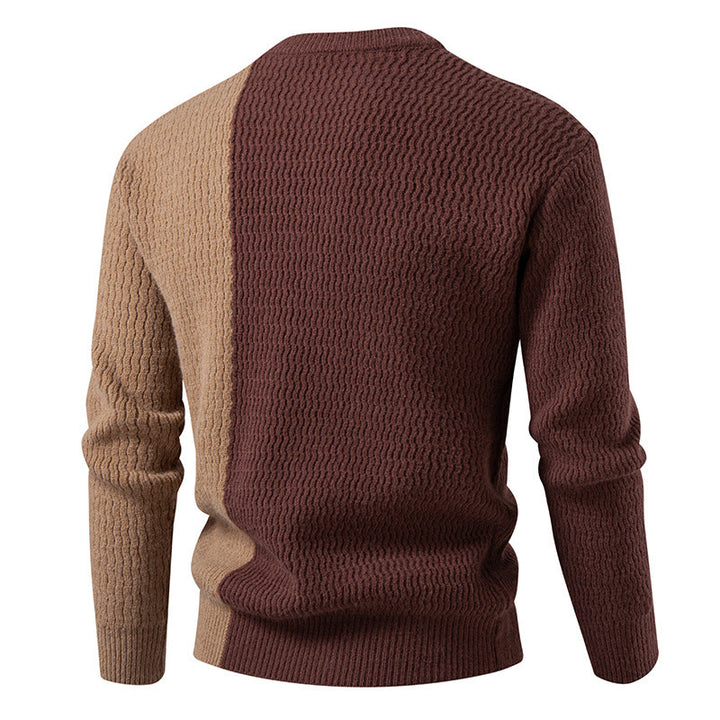 Herren modischer Strickpullover mit innovativen Strukturdetails und einzigartigem Design Drune