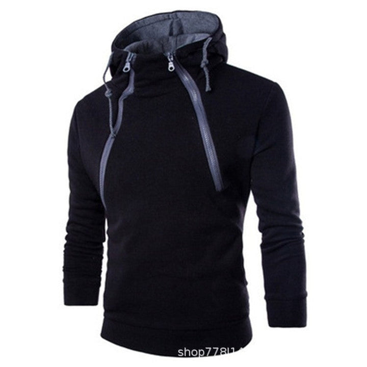 Herren moderne Kapuzenpullover mit praktischem Reißverschluss Drune