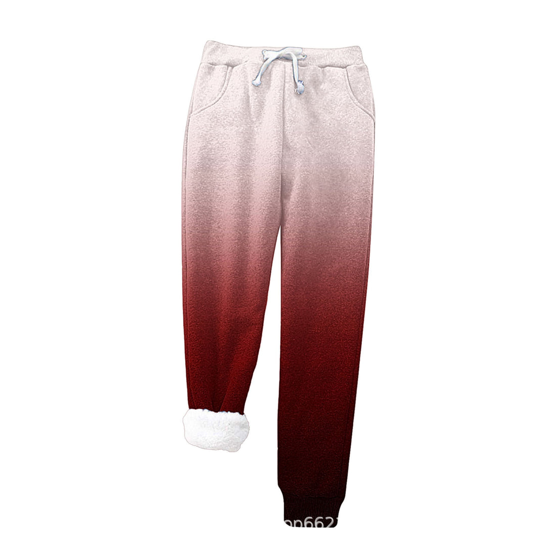 Damen Fleece-Jogginghose mit warmem Innenfutter und elastischem Bund Drune