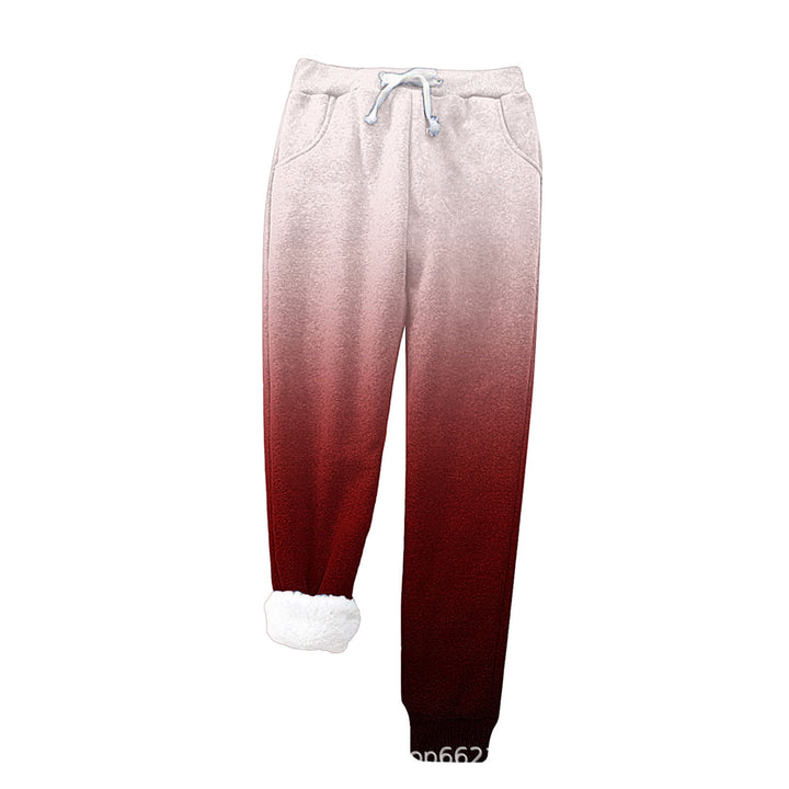 Damen Fleece-Jogginghose mit warmem Innenfutter und elastischem Bund Drune
