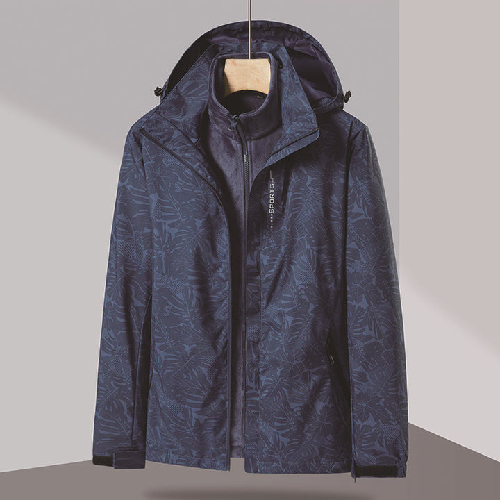 Herren Multifunktionale Übergangsjacke mit Reißverschluss Drune
