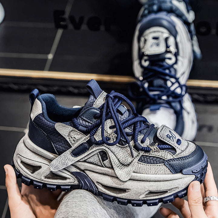 Herren technische Outdoor-Chunky-Sneaker mit verstärkter Zehenkappe, mehrlagiger Dämpfung und griffiger Trailsohle Drune