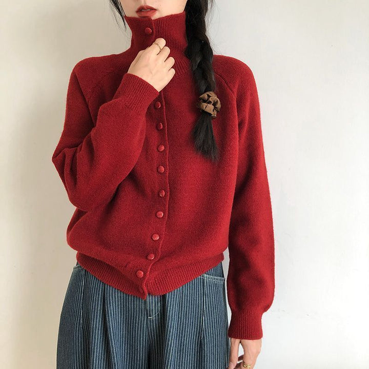 Damen modischer Strickpullover Drune