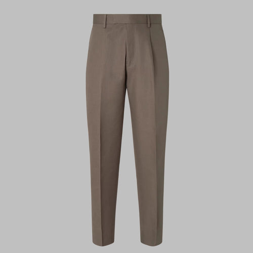 Herren Hochwertige Bundfaltenhose