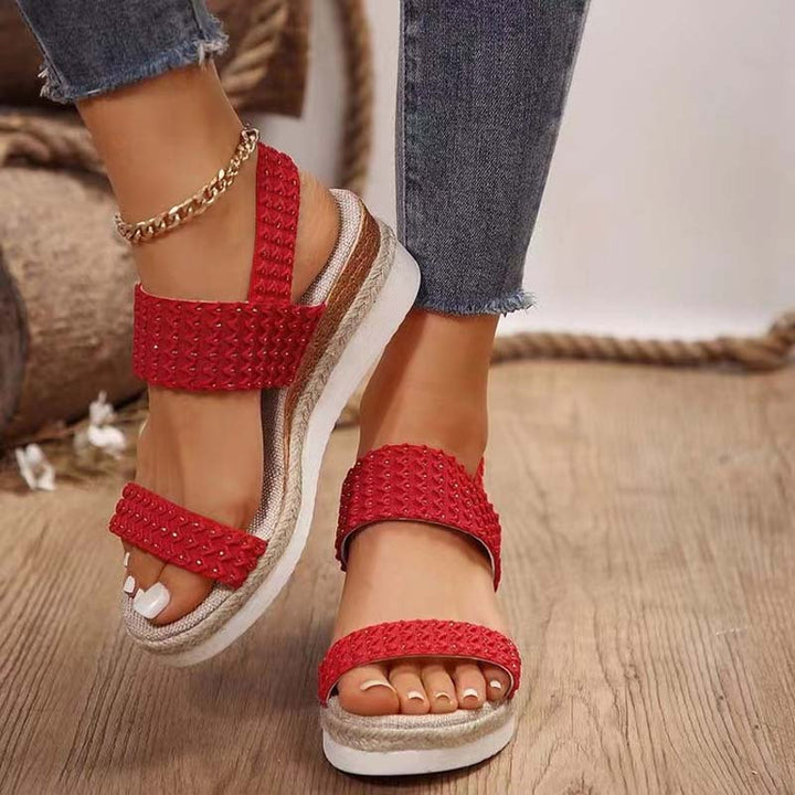 Drune | Bequeme Sommer Plateau Sandalen Mit Keil Für Frauen