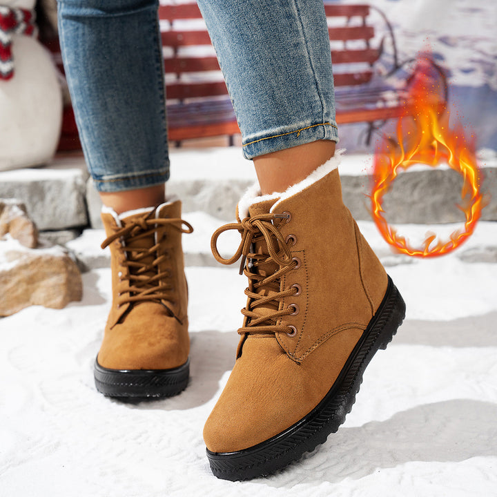 Damen Winterstiefel mit kuscheligem Futter und rutschfester Sohle Drune