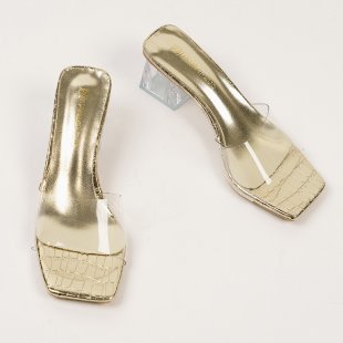 Damen Slingback Absatzschuhe mit modernem Design und elegantem Glanz Drune