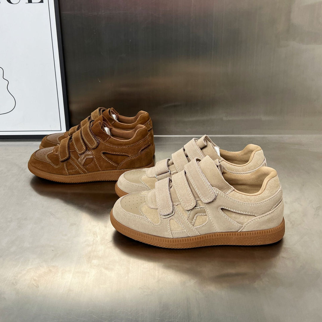 Damen Sneakers mit doppeltem Klettverschluss und weicher Schaumstoffdämpfung Drune