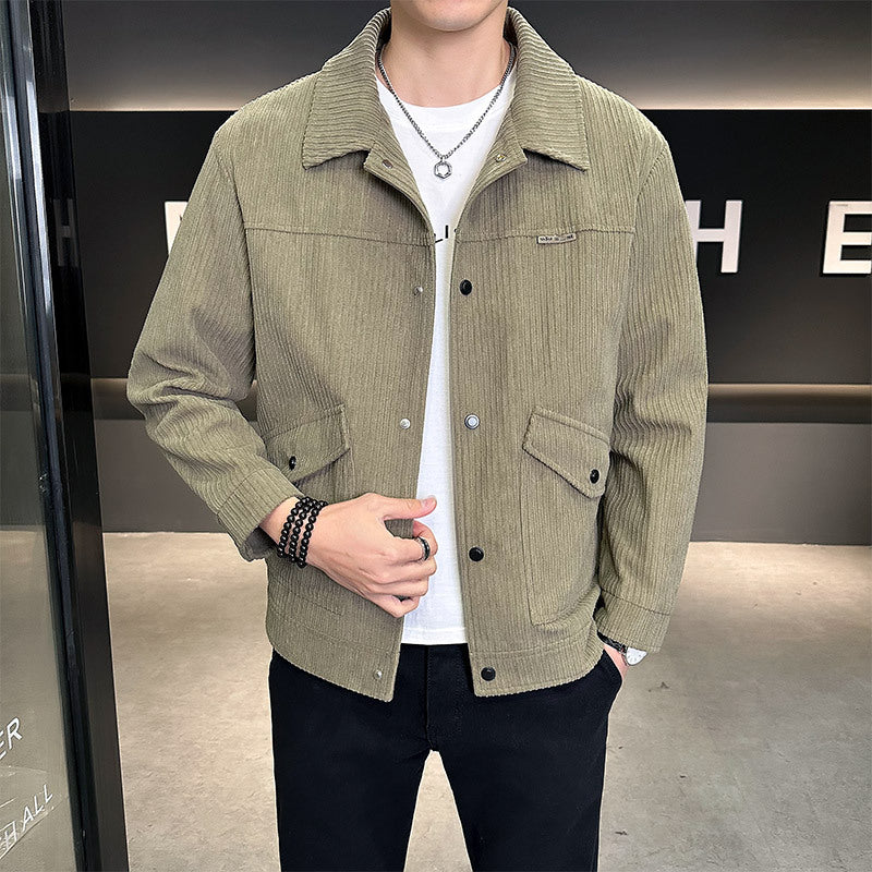 Herren Modische Cordjacke Drune
