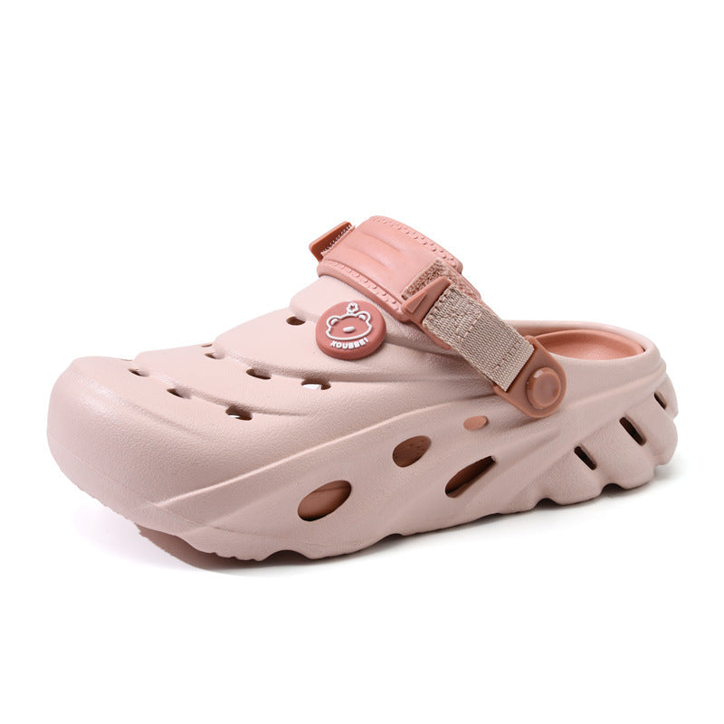 Femme Verstellbare Riemen Freizeit Clogs Drune