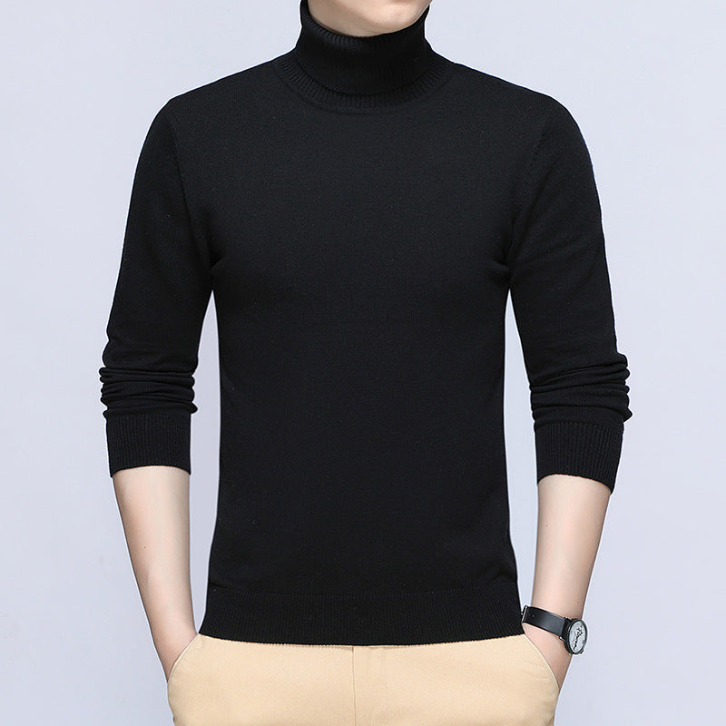 Herren Rollkragenpullover aus hochwertiger, atmungsaktiver Baumwolle Drune