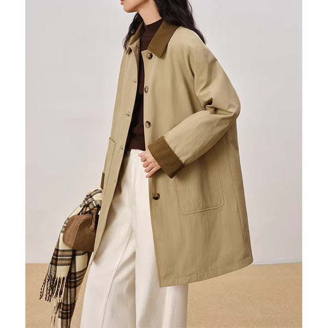 Damen Modischer Oversized Mantel Drune