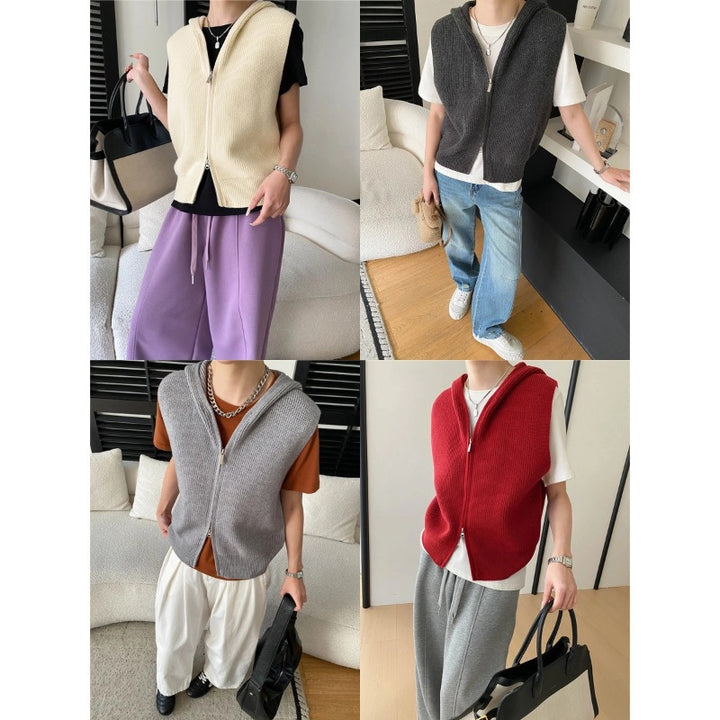 Damen lässige Strickweste Drune
