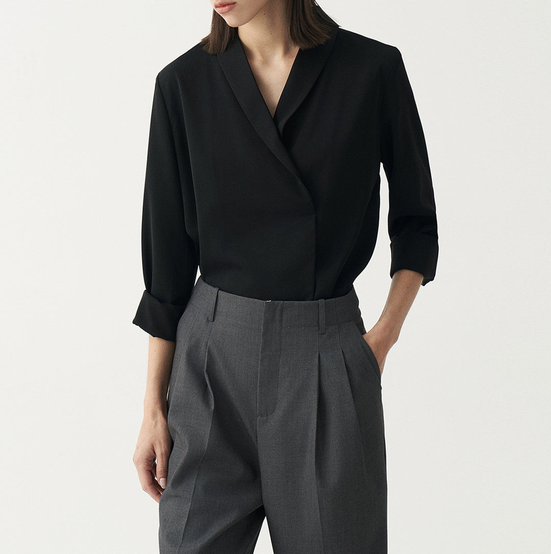 Damen Modischer Blazer mit modernem Schnitt Drune