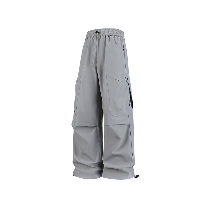 Herren Extraweite Utility-Cargohose im Joggerstil mit Tunnelzugbund und verstellbaren Beinabschlüssen Drune