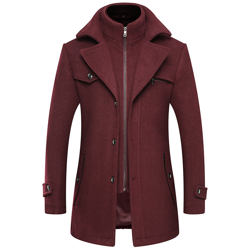 Herren Elegante und stilvolle Wolljacke Drune