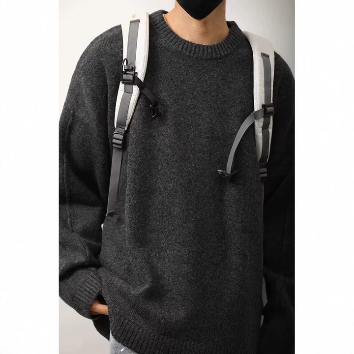 Herren Gemütlicher Oversized Pullover Drune