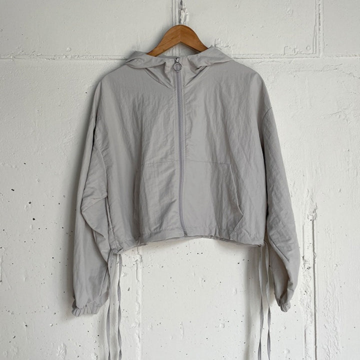 Damen leichte, atmungsaktive Outdoor-Jacke mit Kordelzug Drune
