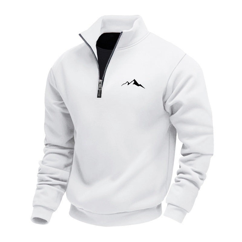 Herren Sweatshirt mit kurzem Reißverschluss Drune