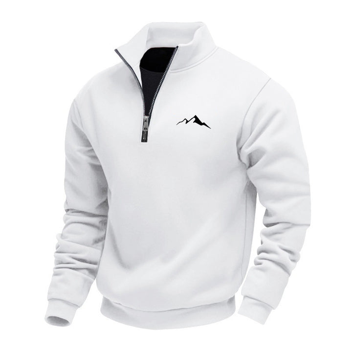 Herren Sweatshirt mit kurzem Reißverschluss Drune