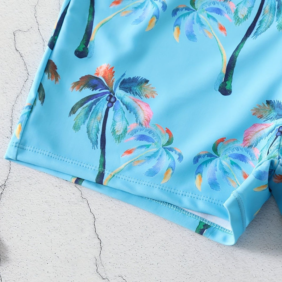 Damen Rüschen-Bikini-Top mit Shorts Drune