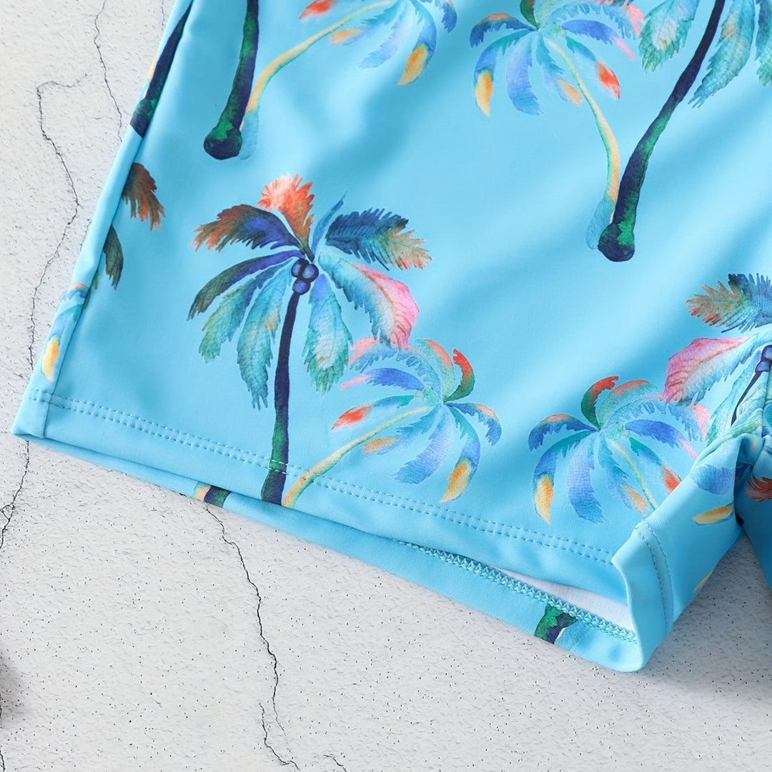 Damen Rüschen-Bikini-Top mit Shorts Drune