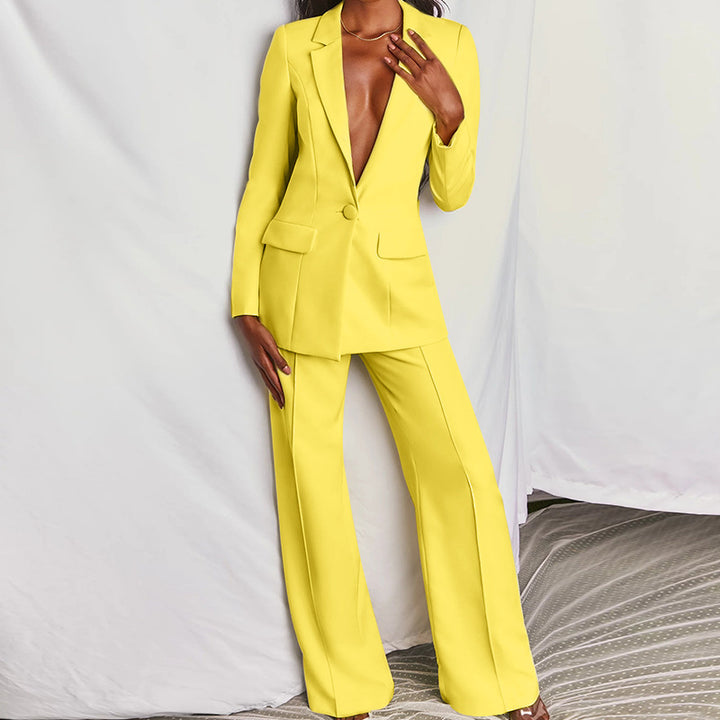 Damen Anzug im Oversize-Stil mit schickem Schnitt Drune