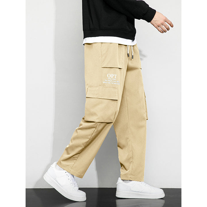 Herren Cargo-Hose mit praktischen Taschen und elastischem Bund Drune