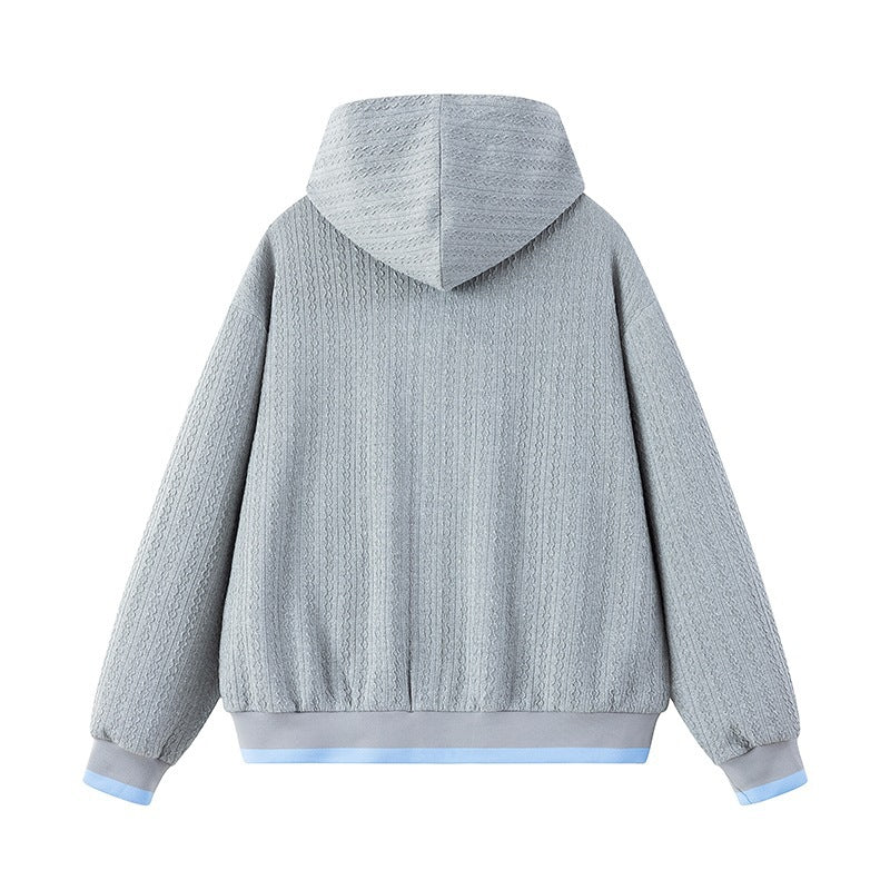 Damen Bequeme und modische Kapuzenjacke Drune