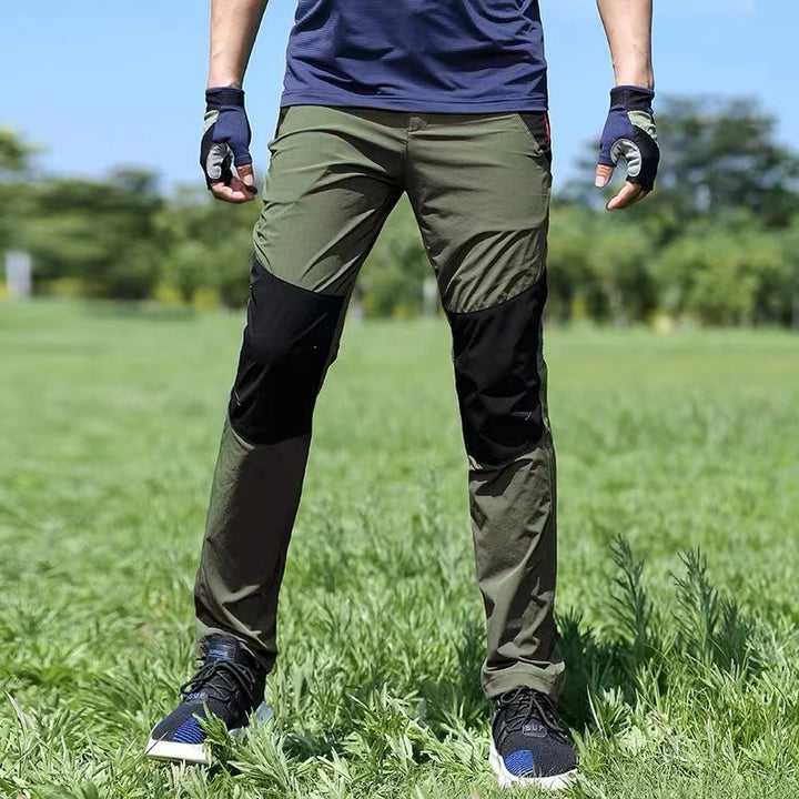 Herren nan leichte Stretch-Outdoorhose mit verstärkten Knien und ergonomischer Bewegungspasse Drune