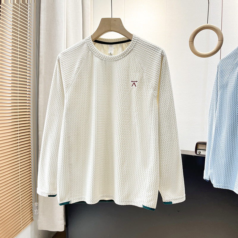 Damen stilvolles Langarmshirt mit strukturiertem Design Drune