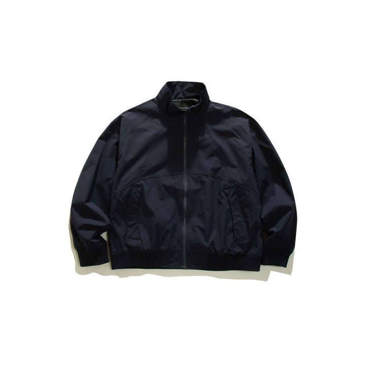 Herren Leichte Boxy-Trainingsjacke mit Stehkragen, Raglanärmeln und geripptem Saum Drune