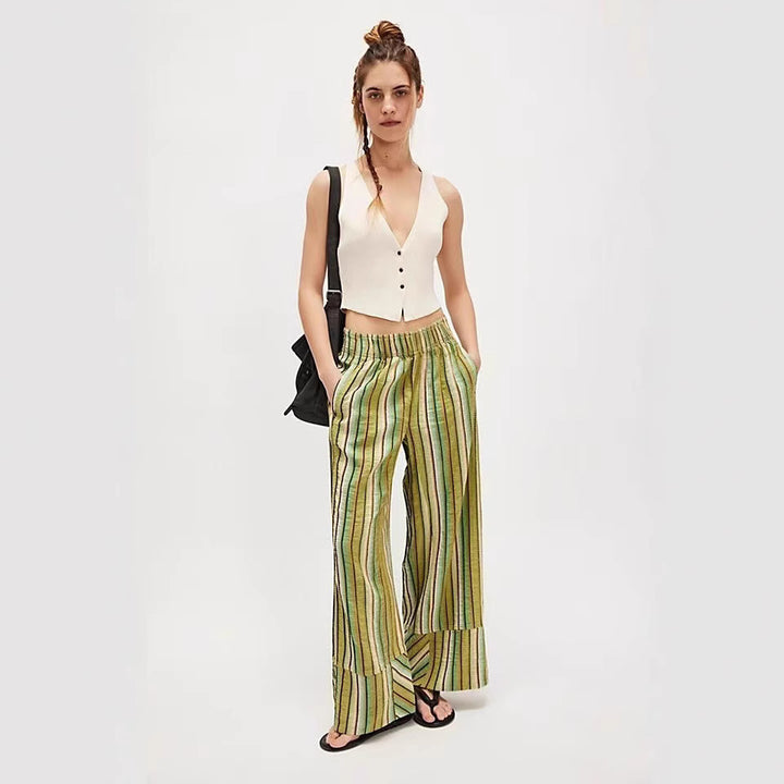 Damen Modische und lässige Sommerhose Drune