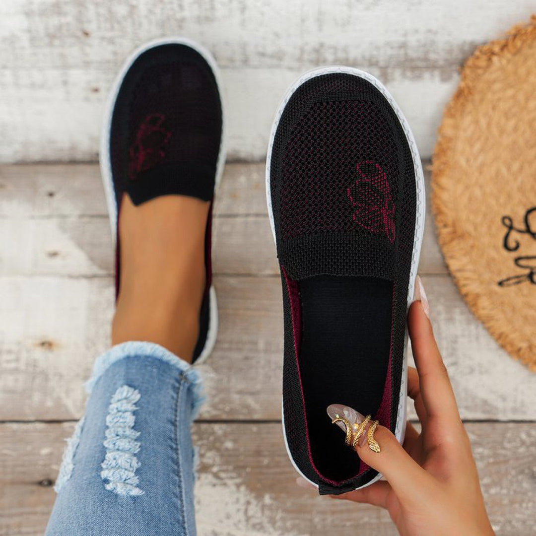 Damen Atmungsaktive Slip-On Sneakers Drune