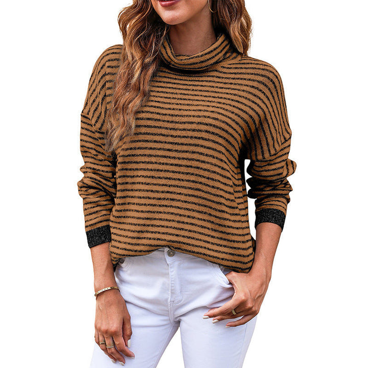 Drune | Wollmischung Damen Rollkragenpullover mit Langen Ärmeln