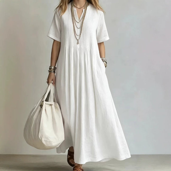 Damen Langes Sommerkleid Drune
