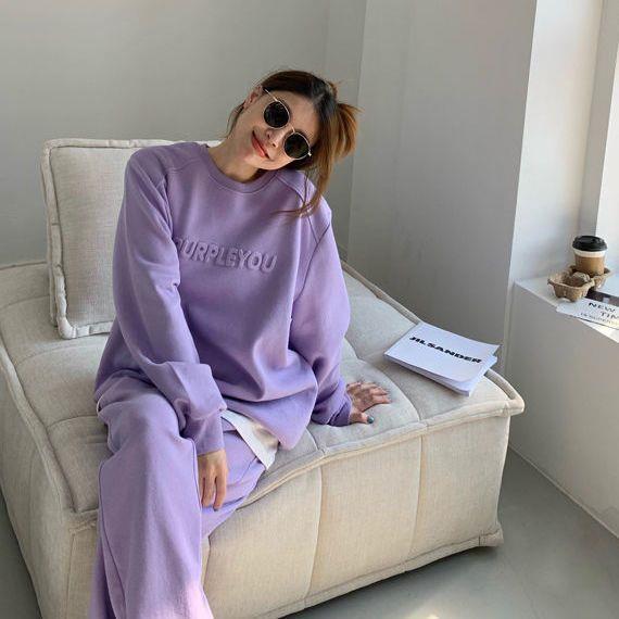 Damen Urbanes Lounge-Outfit mit oversized Sweatshirt und lässigen Jogginghosen Drune