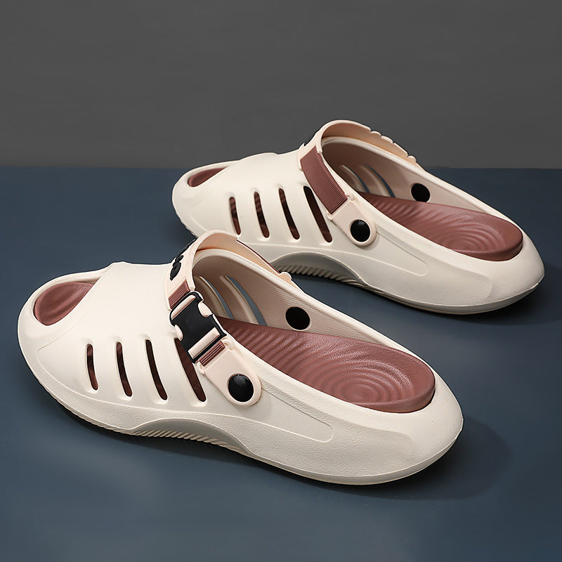 Herren Badeschuhe mit beweglichem Fersenriemen und belüftetem Obermaterial Drune