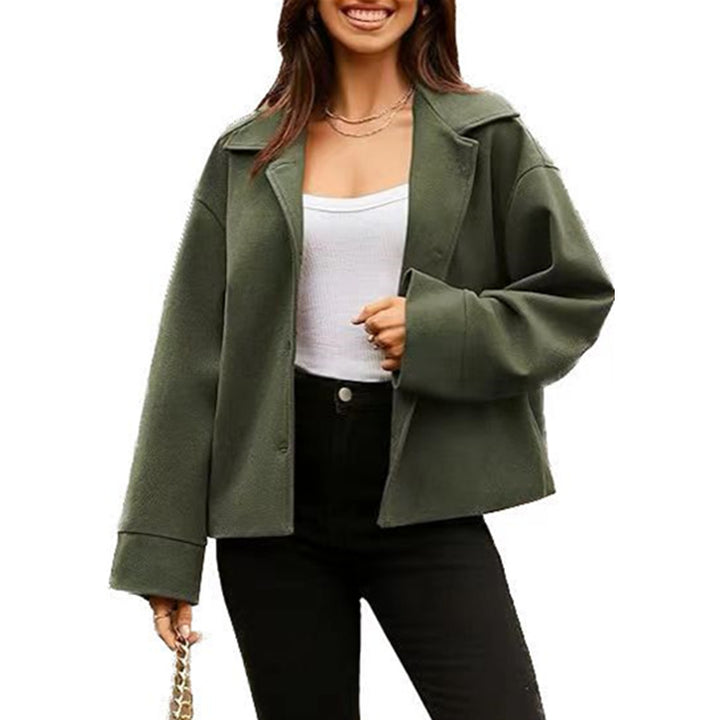 Damen modische Oversized-Jacke aus hochwertigem Material Drune