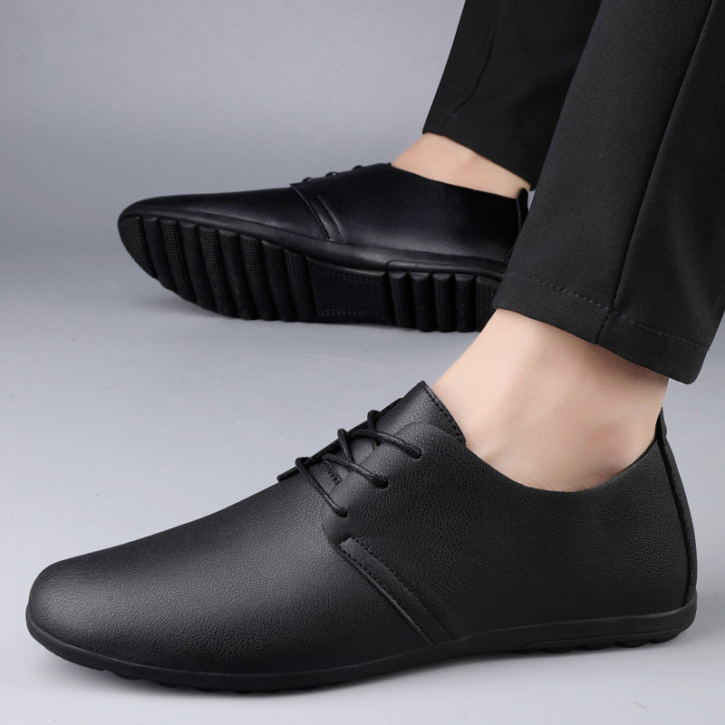 Damen Elegante Schnürschuhe aus hochwertigem Leder mit rutschfester Sohle Drune