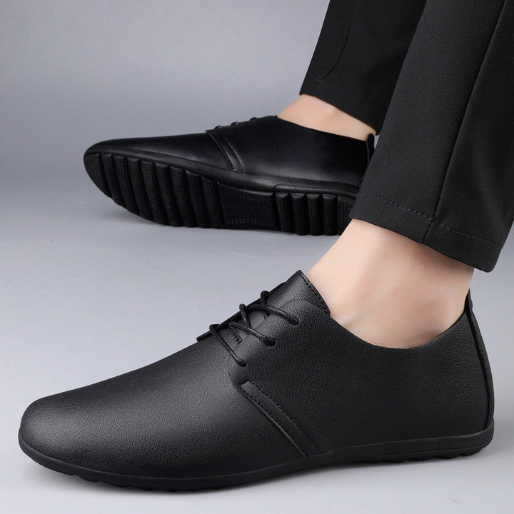 Damen Elegante Schnürschuhe aus hochwertigem Leder mit rutschfester Sohle Drune