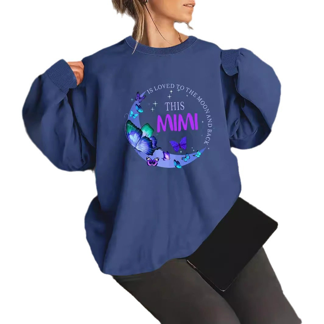 Damen Grafischer Sweatshirt Drune
